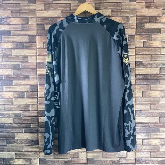 COLOSSEUM TCU HORNED FROGS GREY OPERATION HAT TRICK CAMO 1/4 ZIP PULLOVER XL - Picture 3 of 14